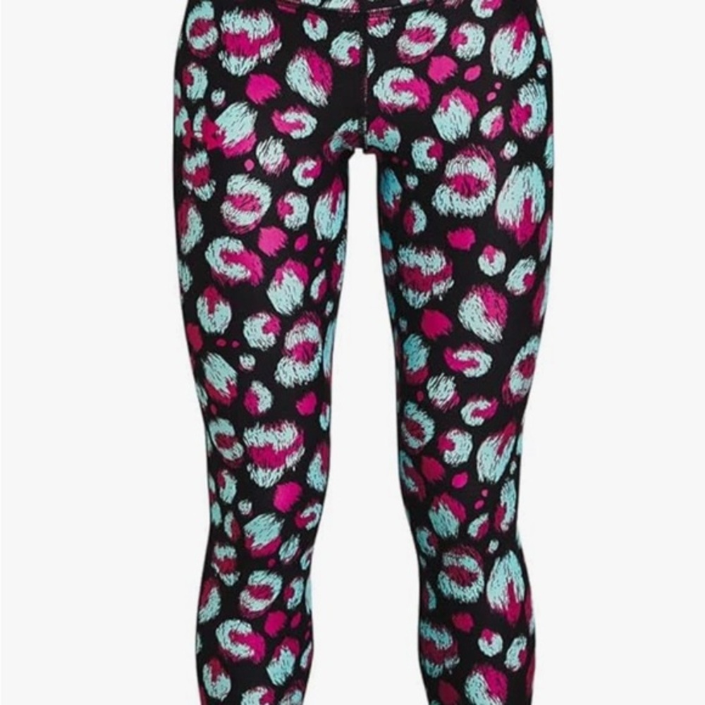 Under Armour Girls' HeatGear Printed Ankle Crop Legging